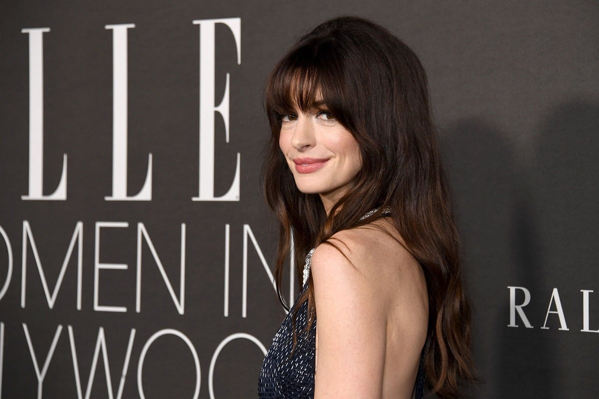 Anne Hathaway at the Elle women Hollywood celebration.