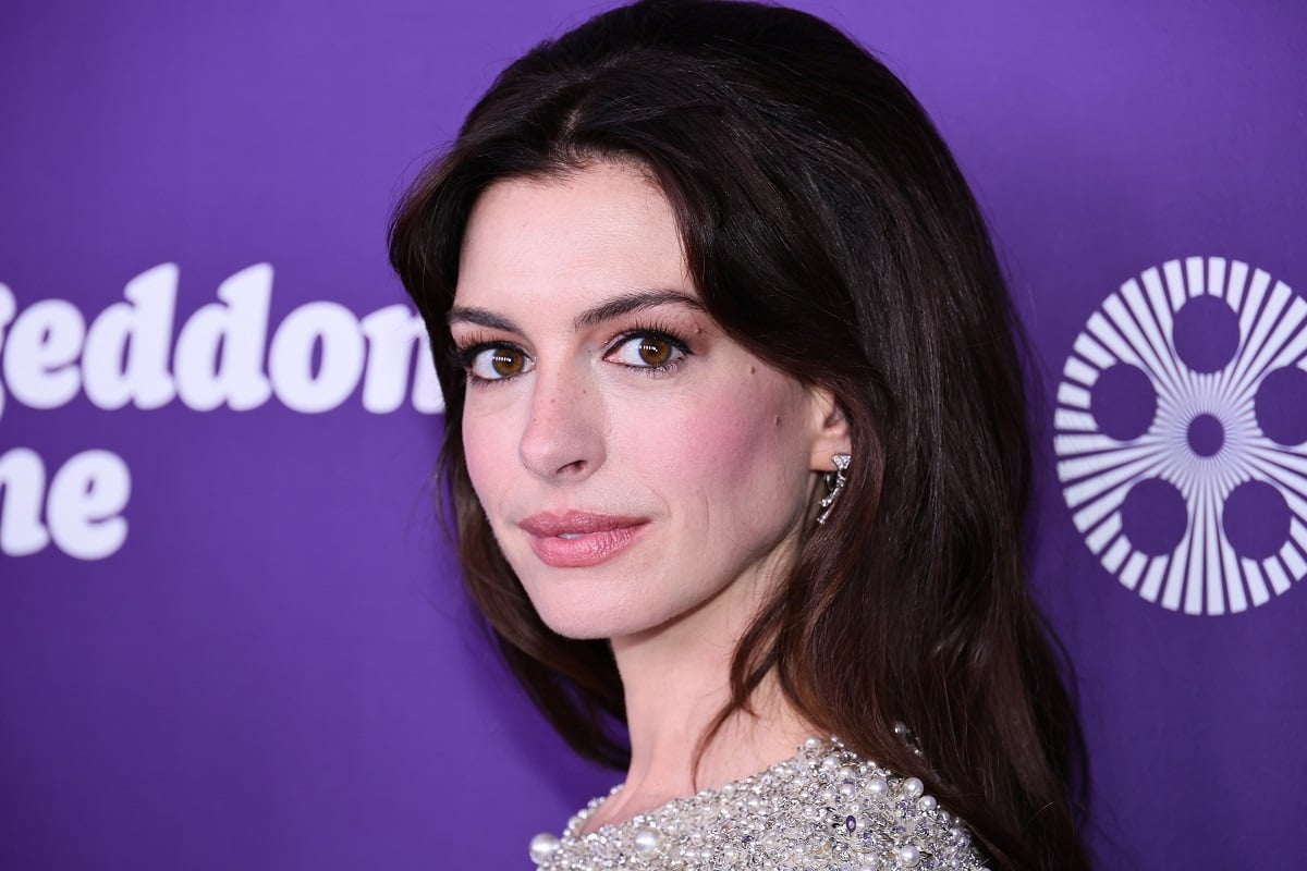 Anne Hathaway at the New York Film Festival.