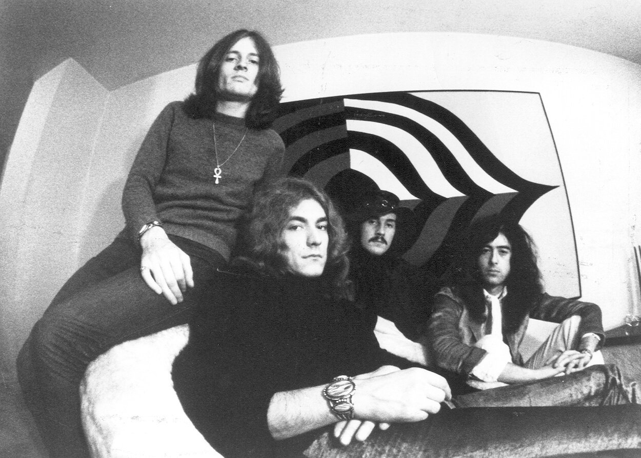 Led Zeppelin's John Paul Jones (from left), Robert Plant, John Bonham and Jimmy Page in 1971.