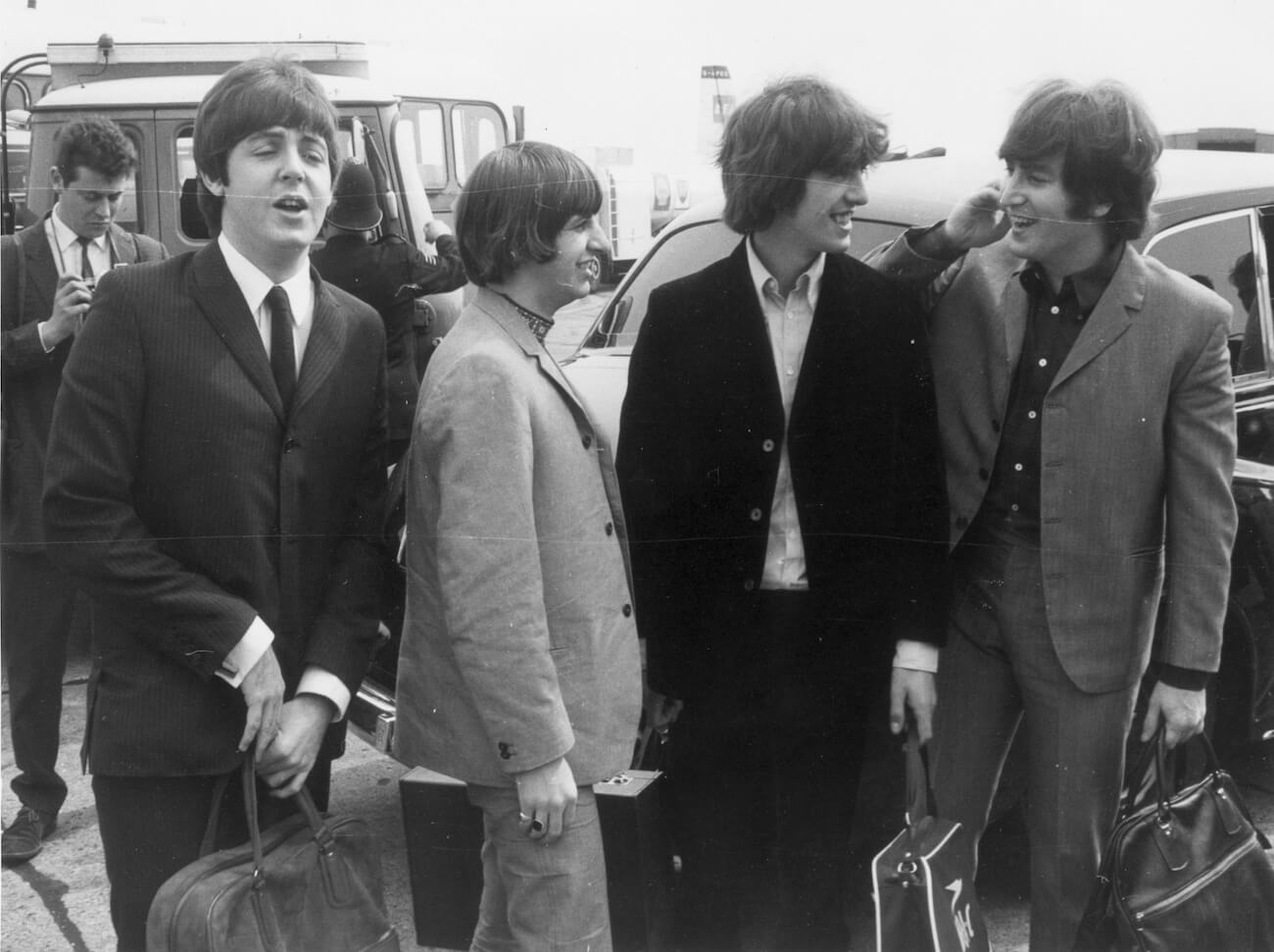The Beatles, who were inspired by Fred Astaire, embarking on their second tour of the U.S. in 1965.