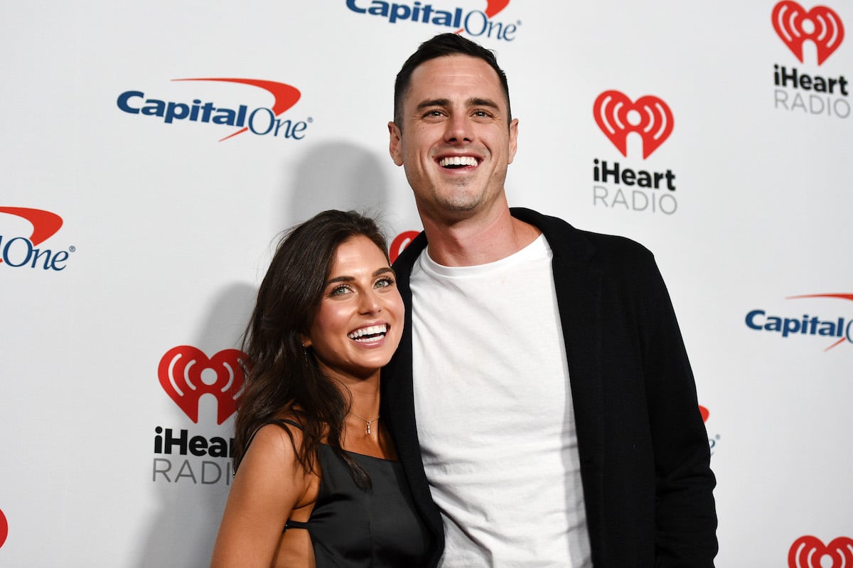 Jessica Clarke and Ben Higgins attend the 2019 iHeartRadio Music Festival