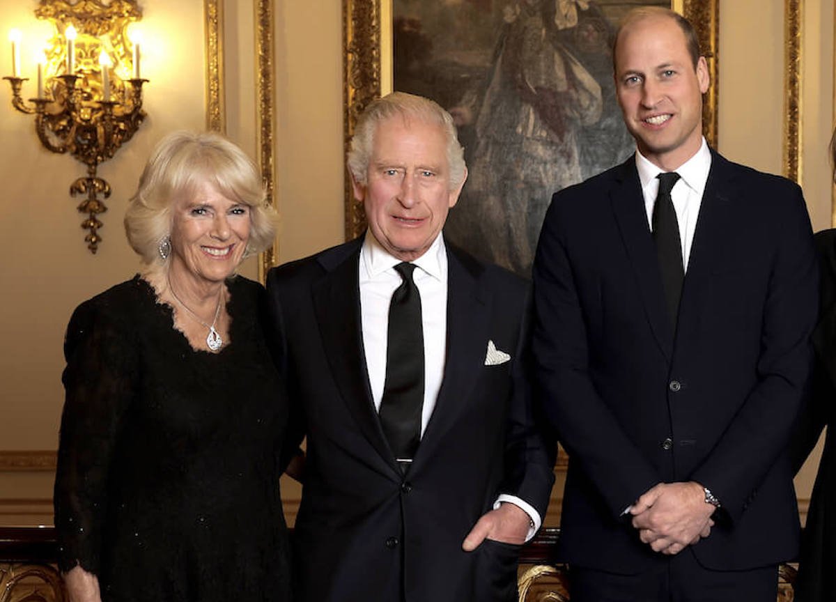 Camilla Parker Bowles, King Charles, and Prince William