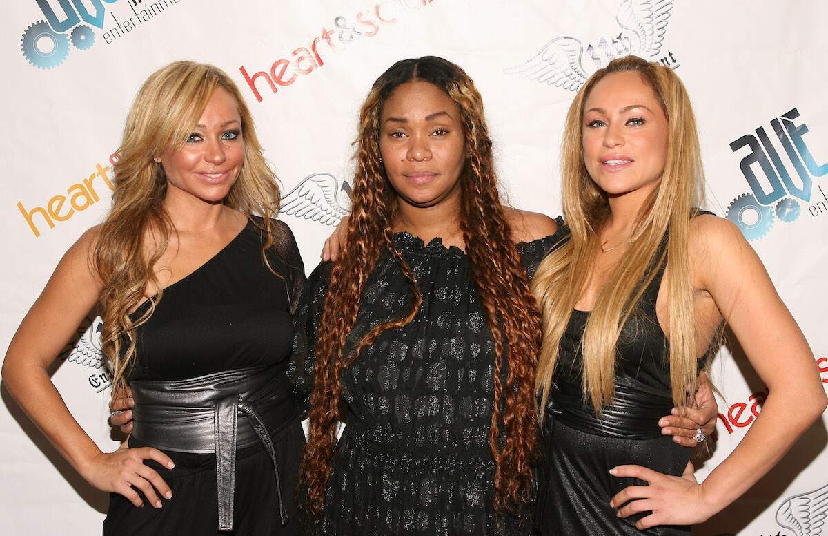 Stacey Silva, Tee Ashira, and Darcey Silva attend the "Soul Ties" Screening in 2012