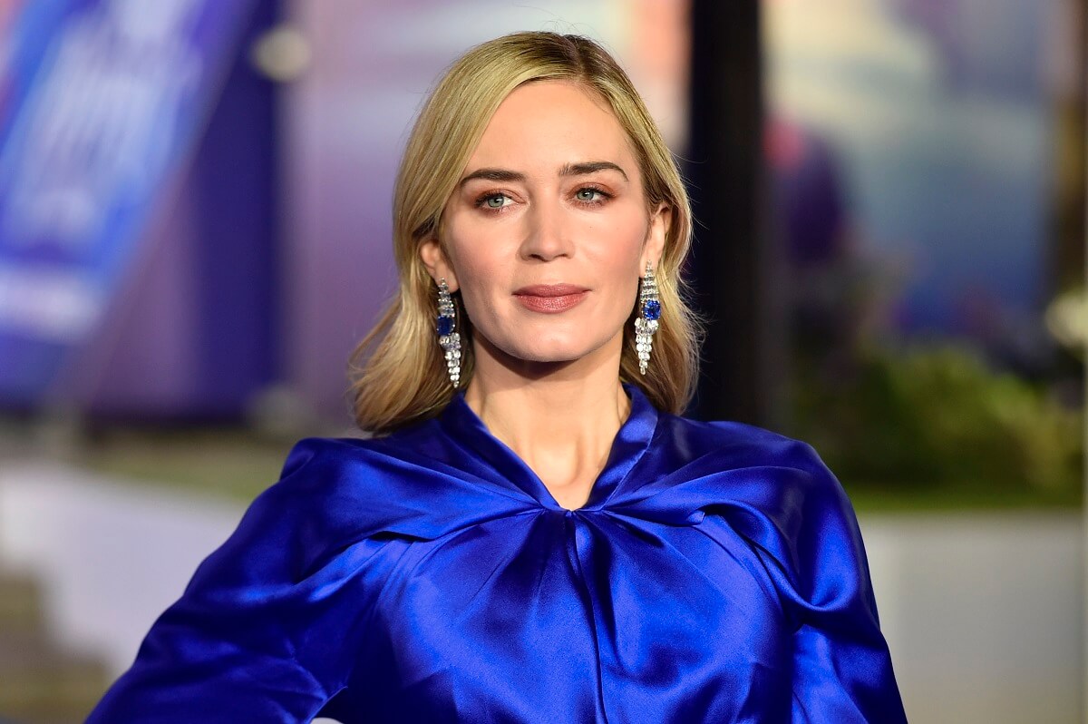 Emily Blunt at the premiere of Mary Poppins.