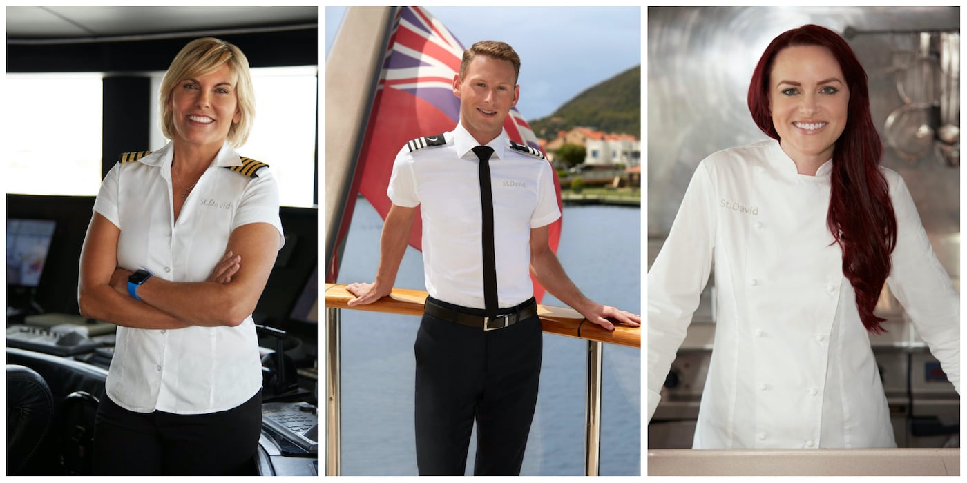 Captain Sandy Yawn, Fraser Olender, Rachel Hargrove 'Below Deck' cast photos