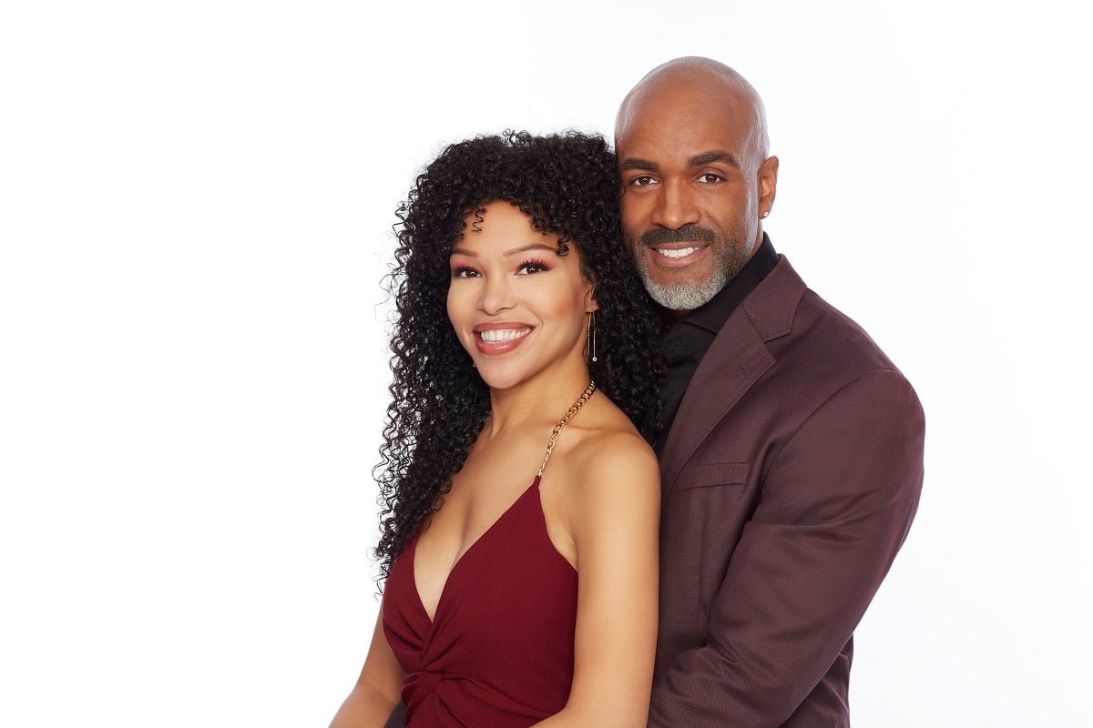 'General Hospital' stars Brook Kerr and Donnell Turner pose for a promotional photo for the soap opera.