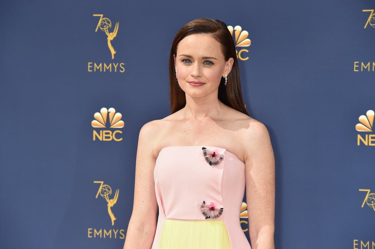 'Gilmore Girls' star Alexis Bledel smiles at the Emmys