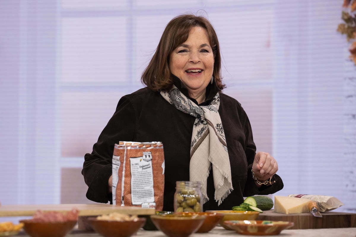 Ina Garten, whose Winter Slaw has been reviewed, smiles and looks on