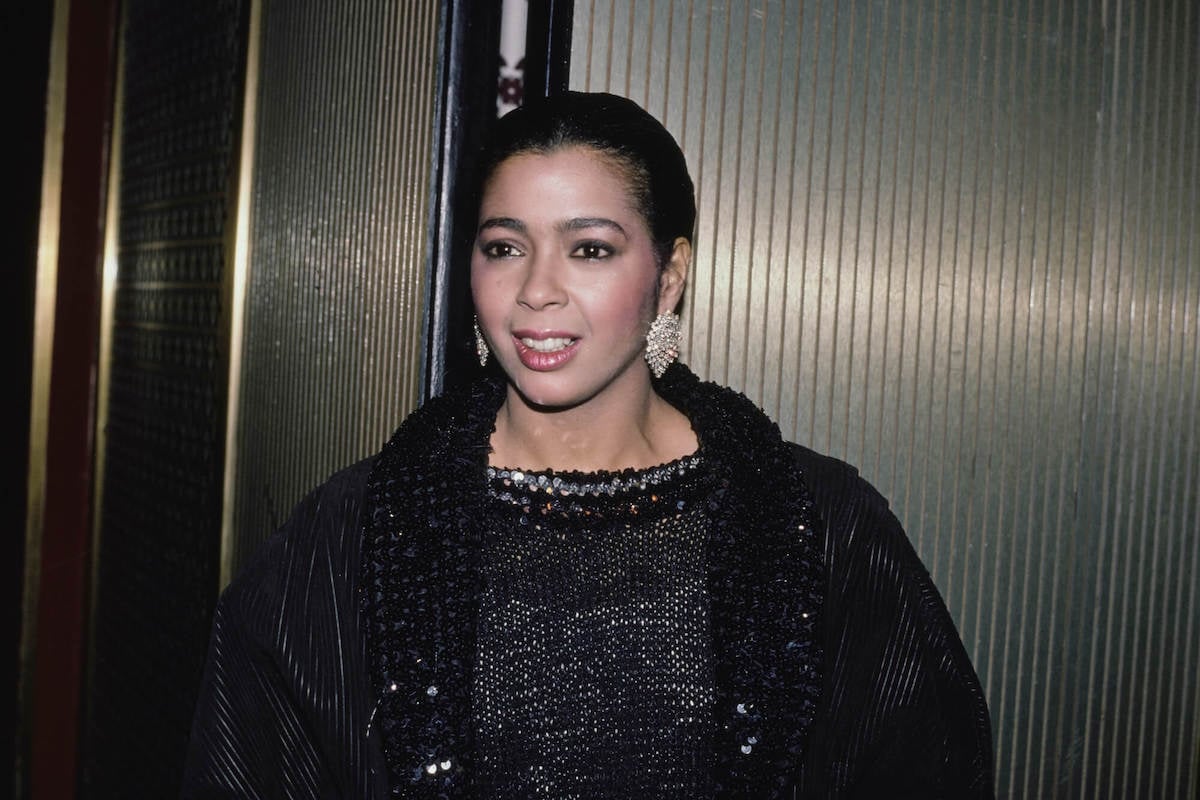 Irene Cara, circa 1990s, smiling slightly