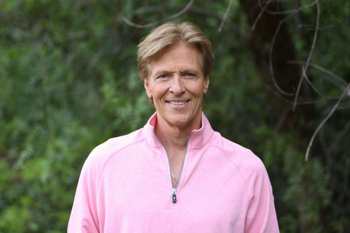 Jack Wagner, former 'The Bold and The Beautiful' cast member, wearing a pink polo shirt