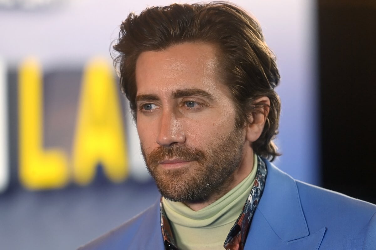 Jake Gyllenhaal at a screening for 'Ambulance'.