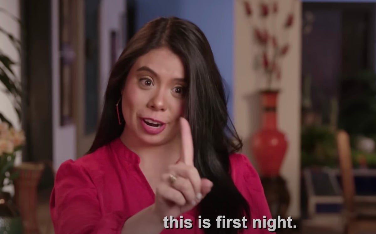 Jeymi talks to the camera on 90 Day Fiancé: The Other Way