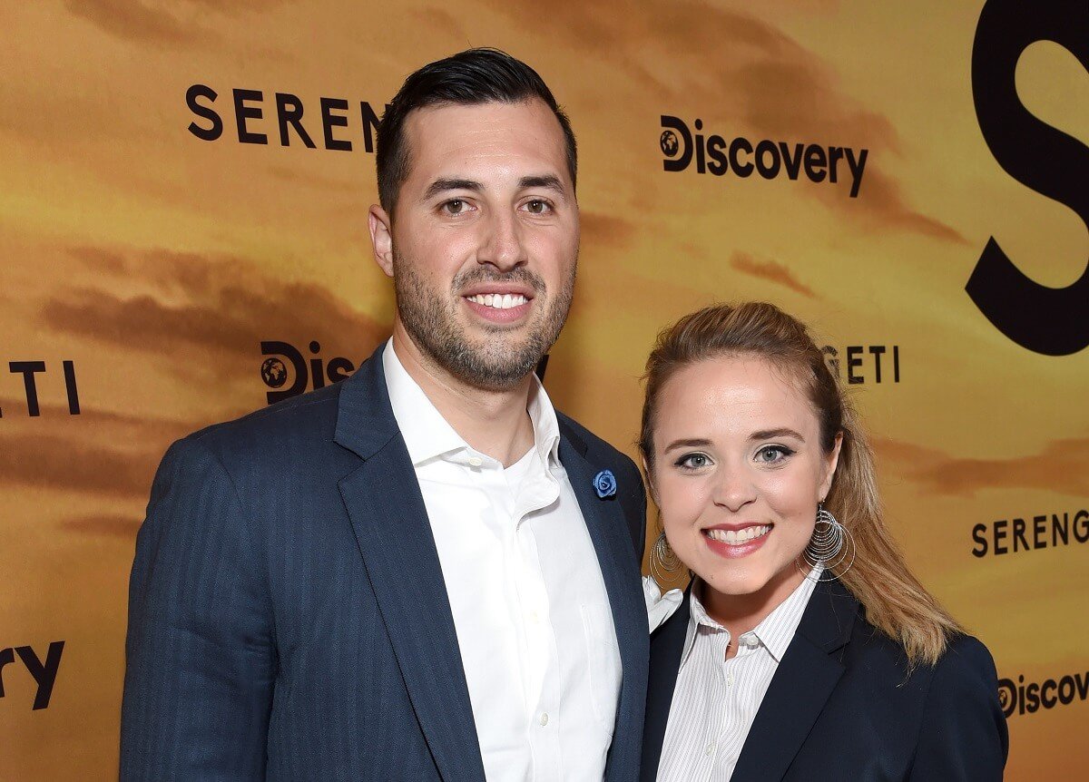 Jeremy Vuolo and Jinger Vuolo attend Discovery's "Serengeti" premiere at Wallis Annenberg Center for the Performing Arts on July 23, 2019