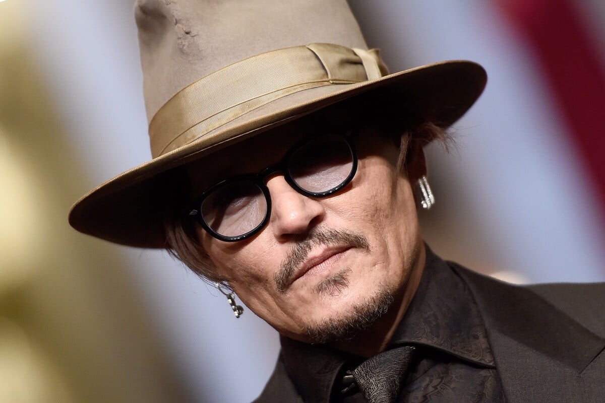 Johnny Depp at a red carpet gala.