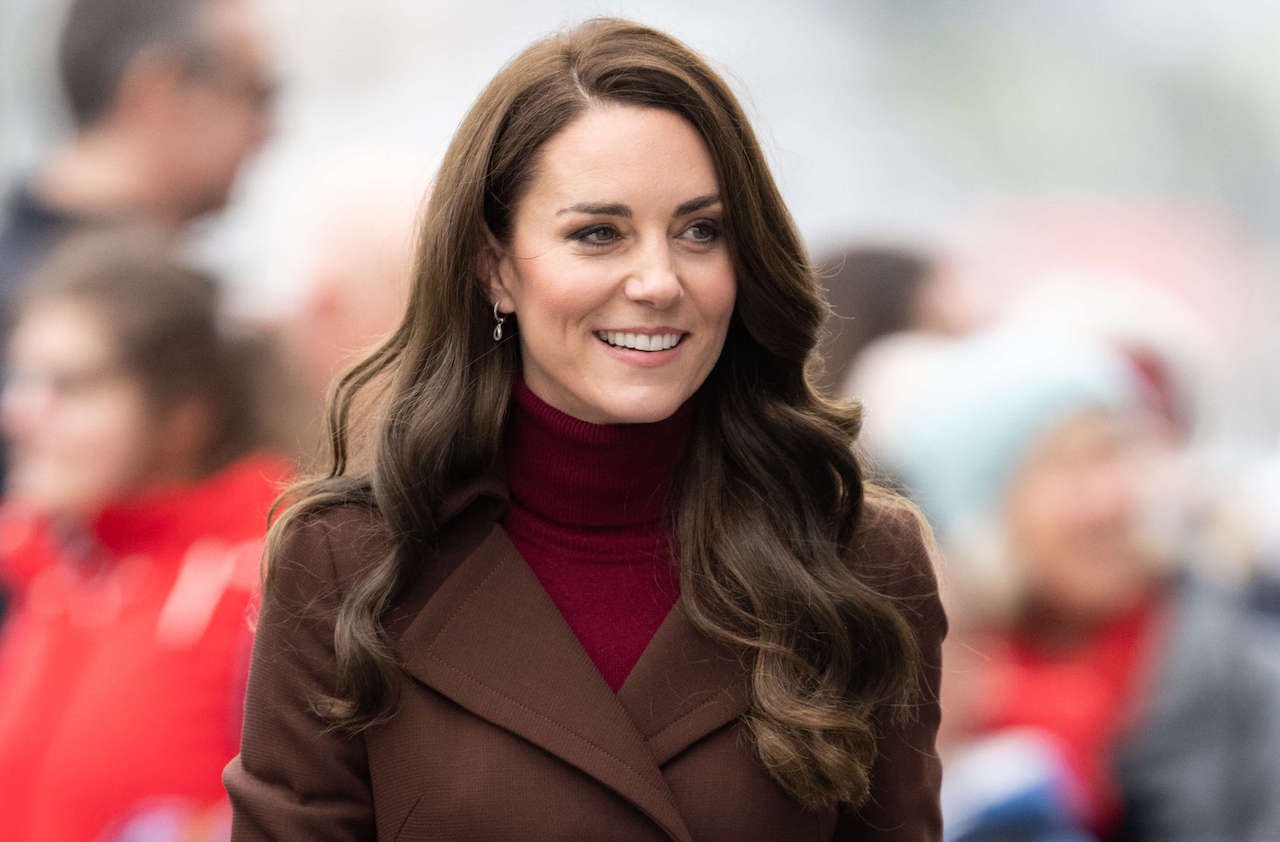 Kate Middleton pictured while visiting The National Maritime Museum on February 09, 2023, in Falmouth, England.