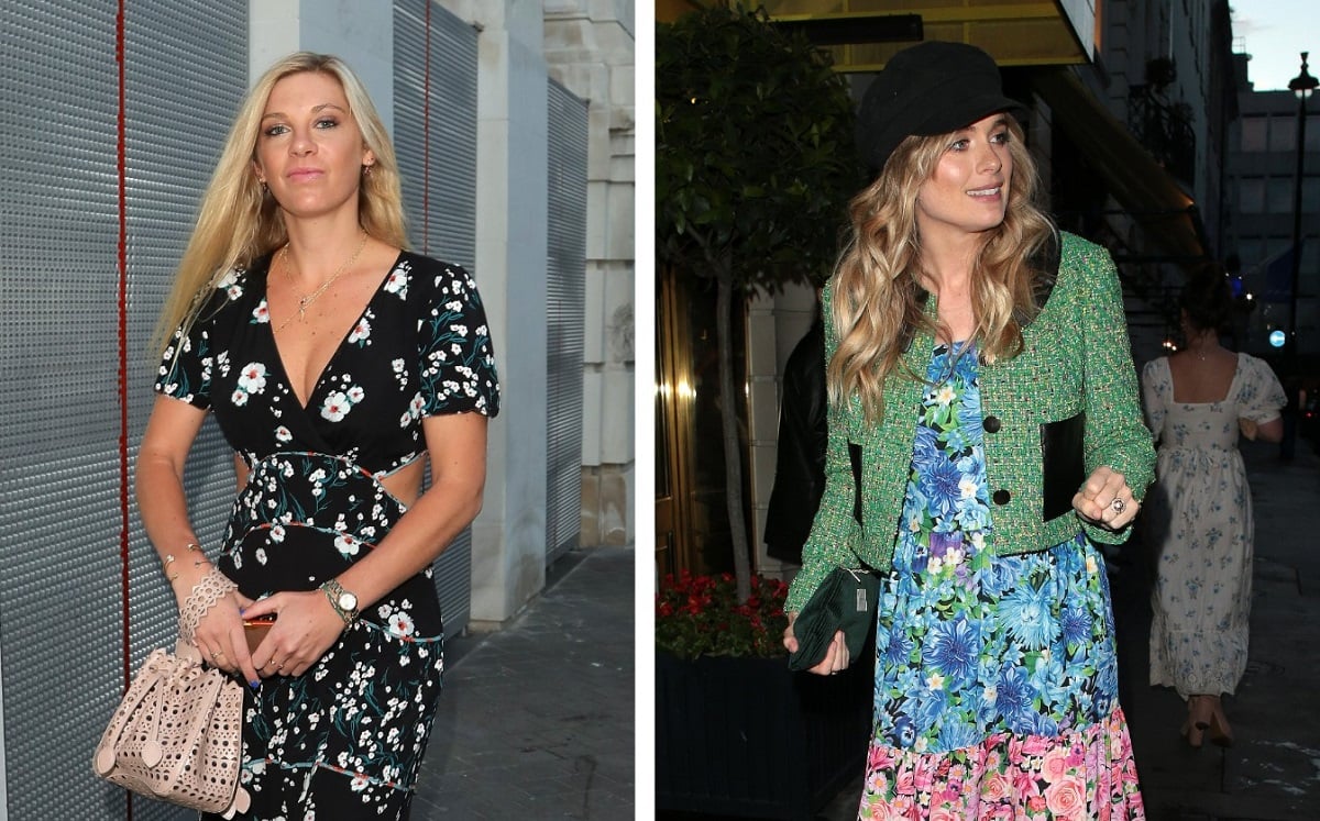 (L) Prince Harry's ex-girlfriend Chelsy Davy, (R) Prince Harry's ex-girlfriend Cressida Bonas