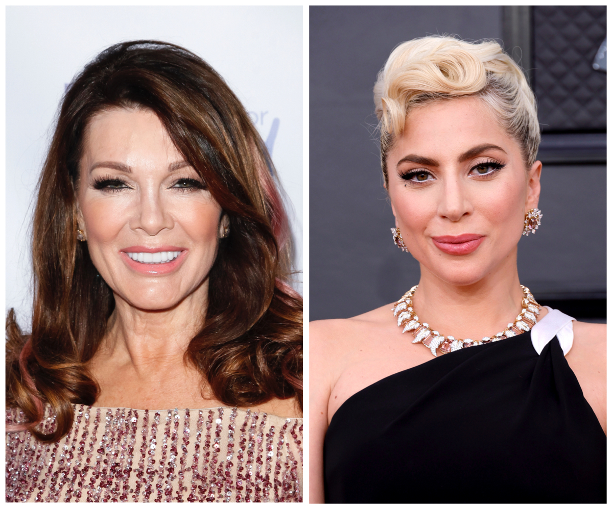 Composite photo of Lisa Vanderpump and Lady Gaga.