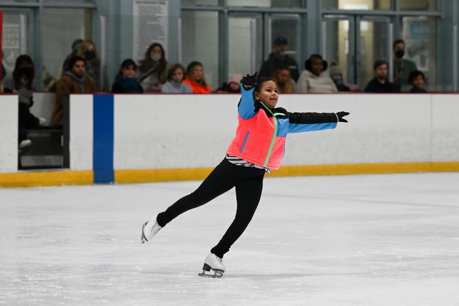 Makayla Burgess ice skating in 'Chicago P.D.' Season 10