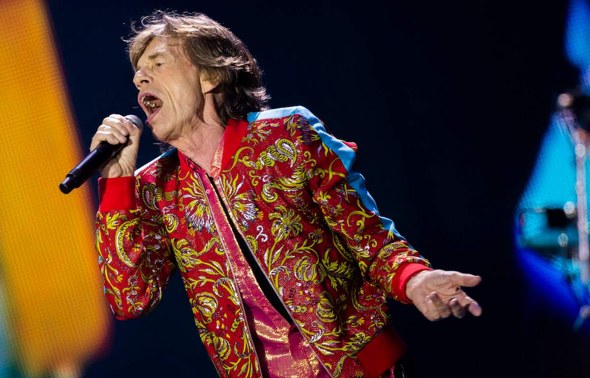 Mick Jagger of the Rolling Stones performs live on stage during a concert in 2022