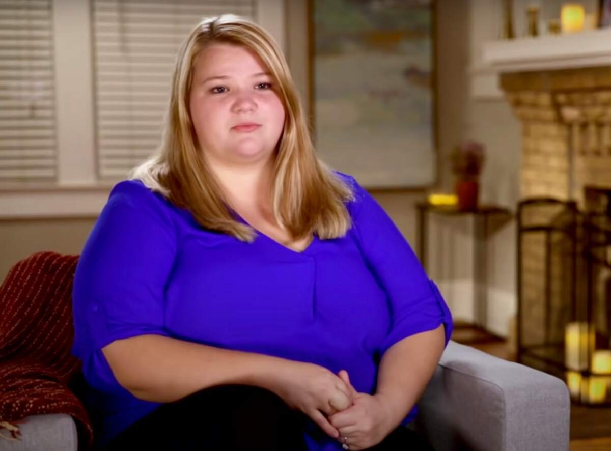 Nicole Nafziger films a confessional interview for 90 Day Fiancé