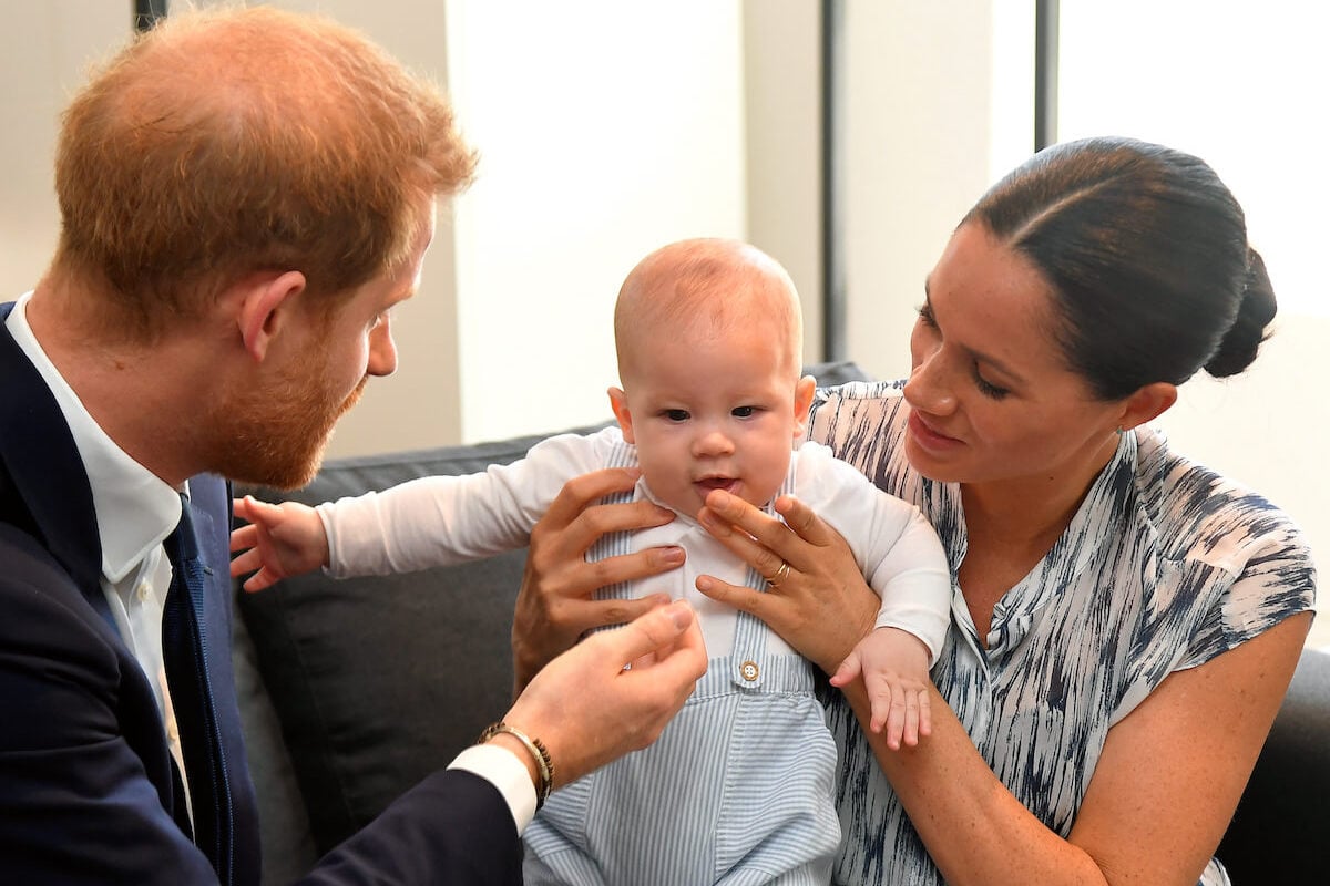 Archie Harrison Mountbatten-Windsor, who became obsessed with a painting that had a connection to Princess Diana at Tyler Perry's home, is with Prince Harry and Meghan Markle