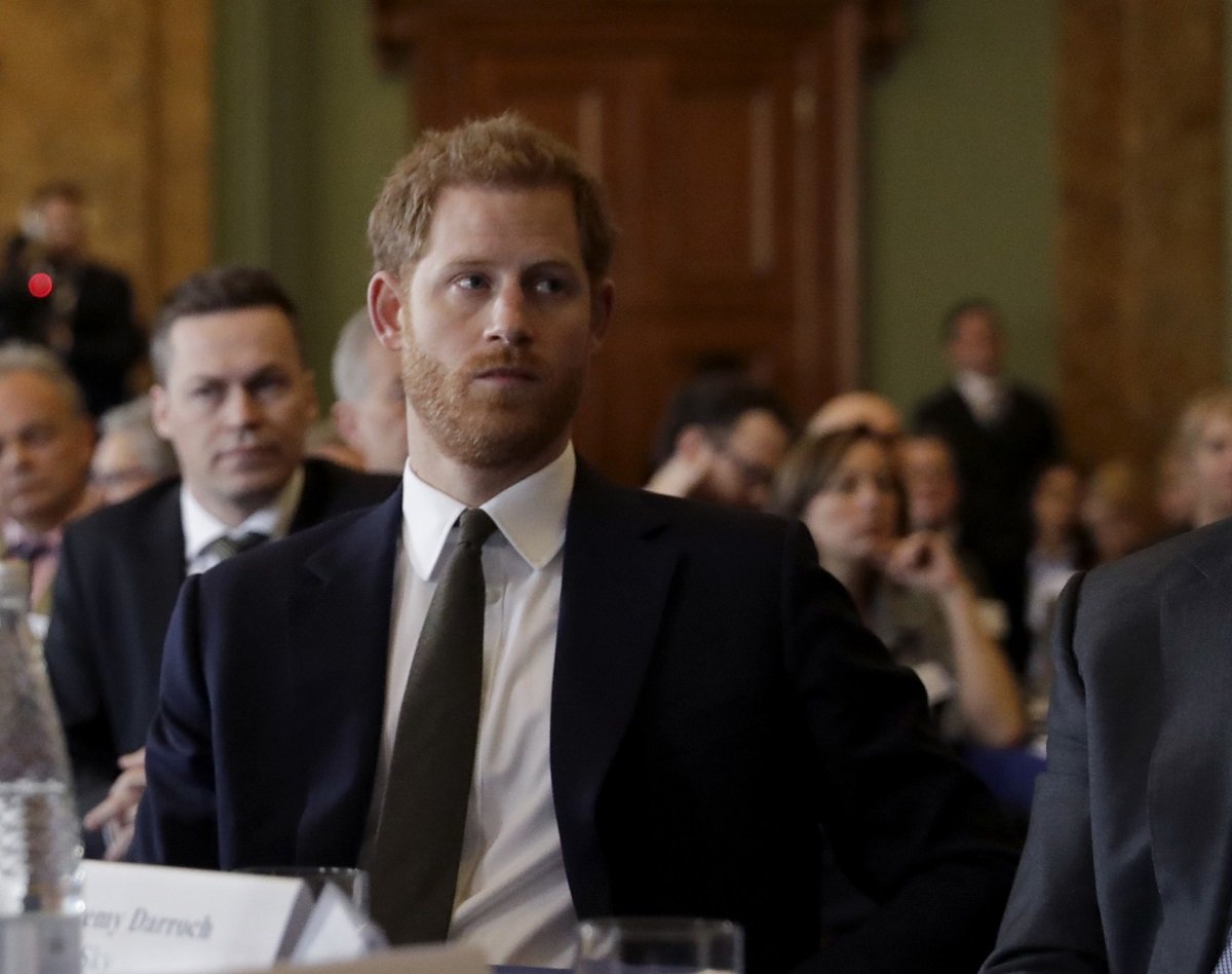 Prince Harry attends the 'International Year of The Reef' meeting