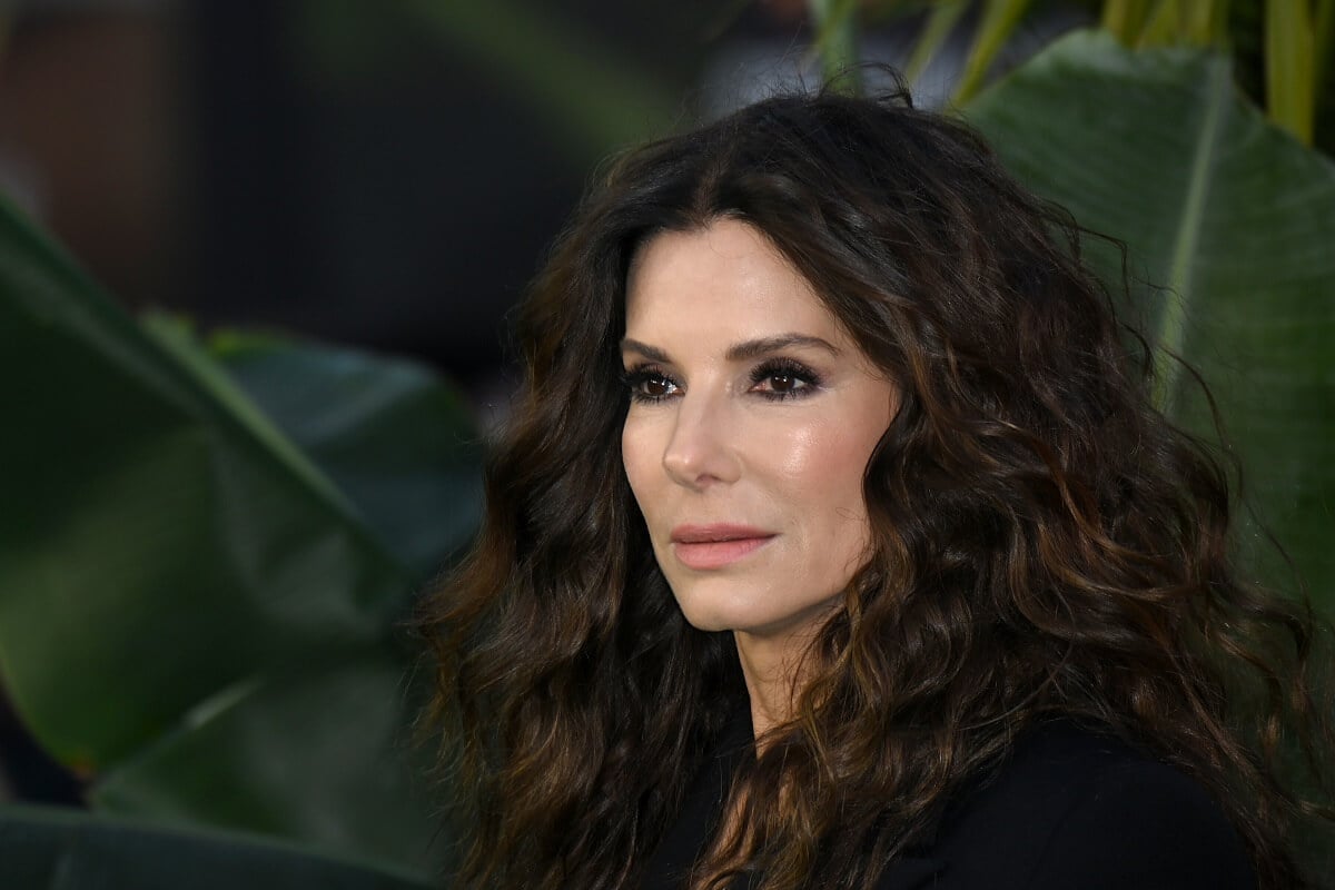 Sandra Bullock at 'The Lost City' premiere.