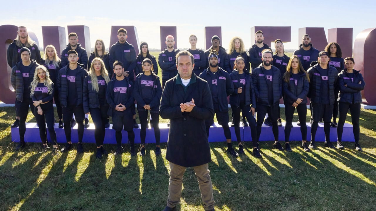 Kenny Clark alongside the rest of 'The Challenge 38' cast