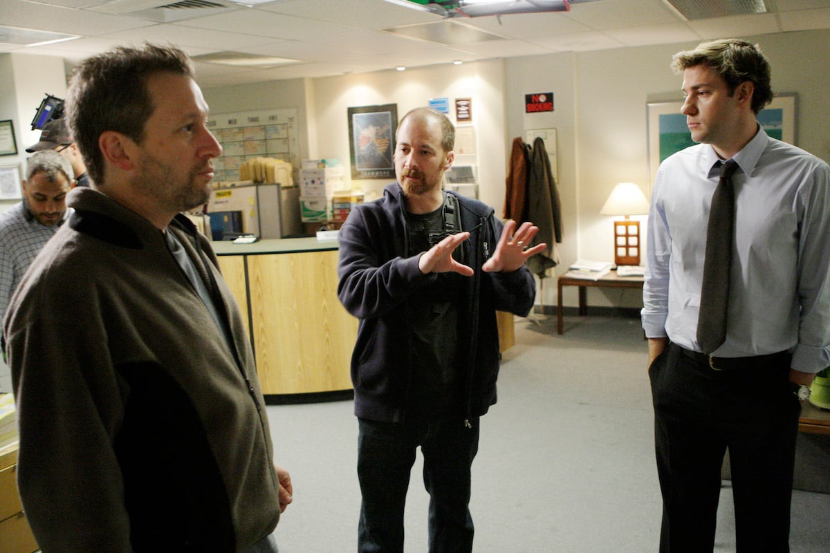 'The Office': Ken Kwapis and Matt Sohn plan a shot with John Krasinski