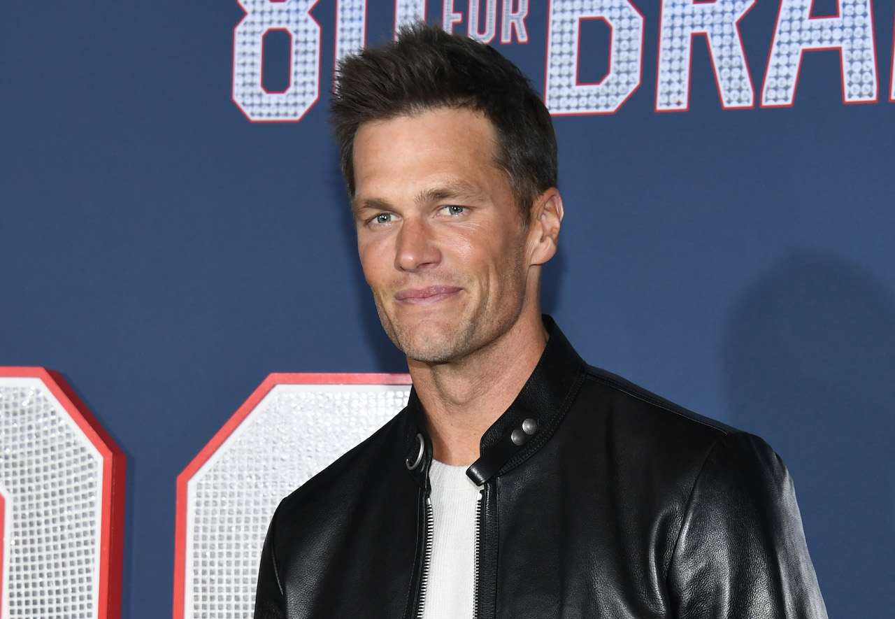 Tom Brady attends Los Angeles premiere screening Of Paramount Pictures' "80 For Brady" at Regency Village Theatre on January 31, 2023, in Los Angeles, California.