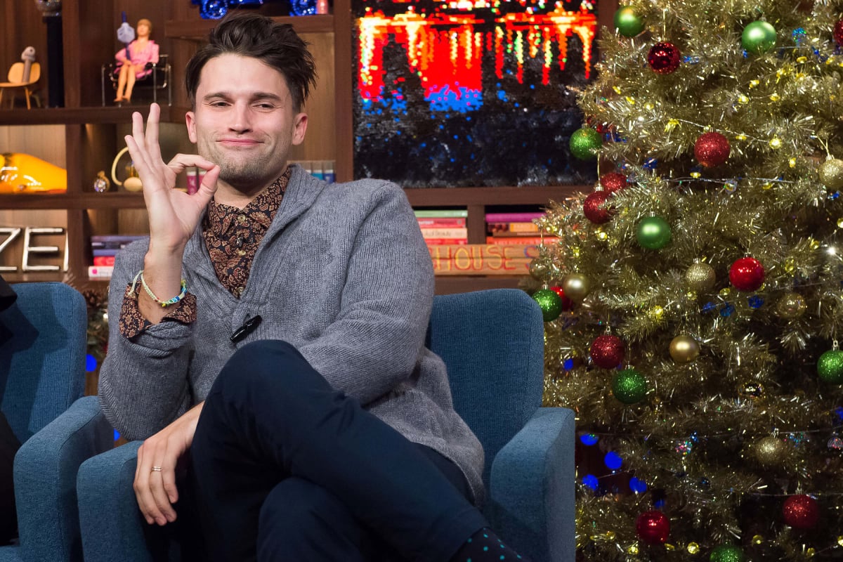 Vanderpump Rules star Tom Schwartz pictured during an appearance on WWHL