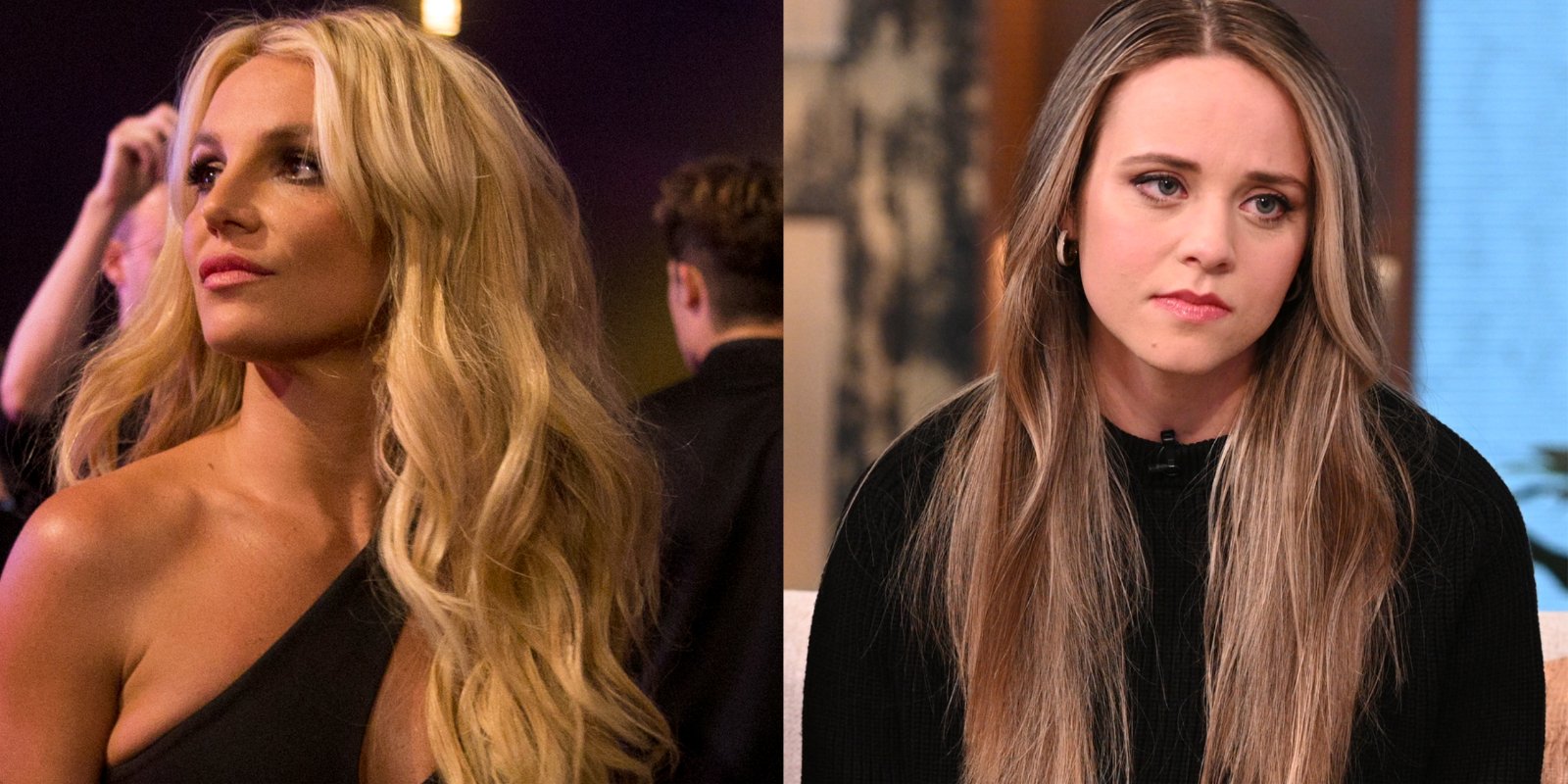 Britney Spears and Jinger Duggar in side by side photographs.