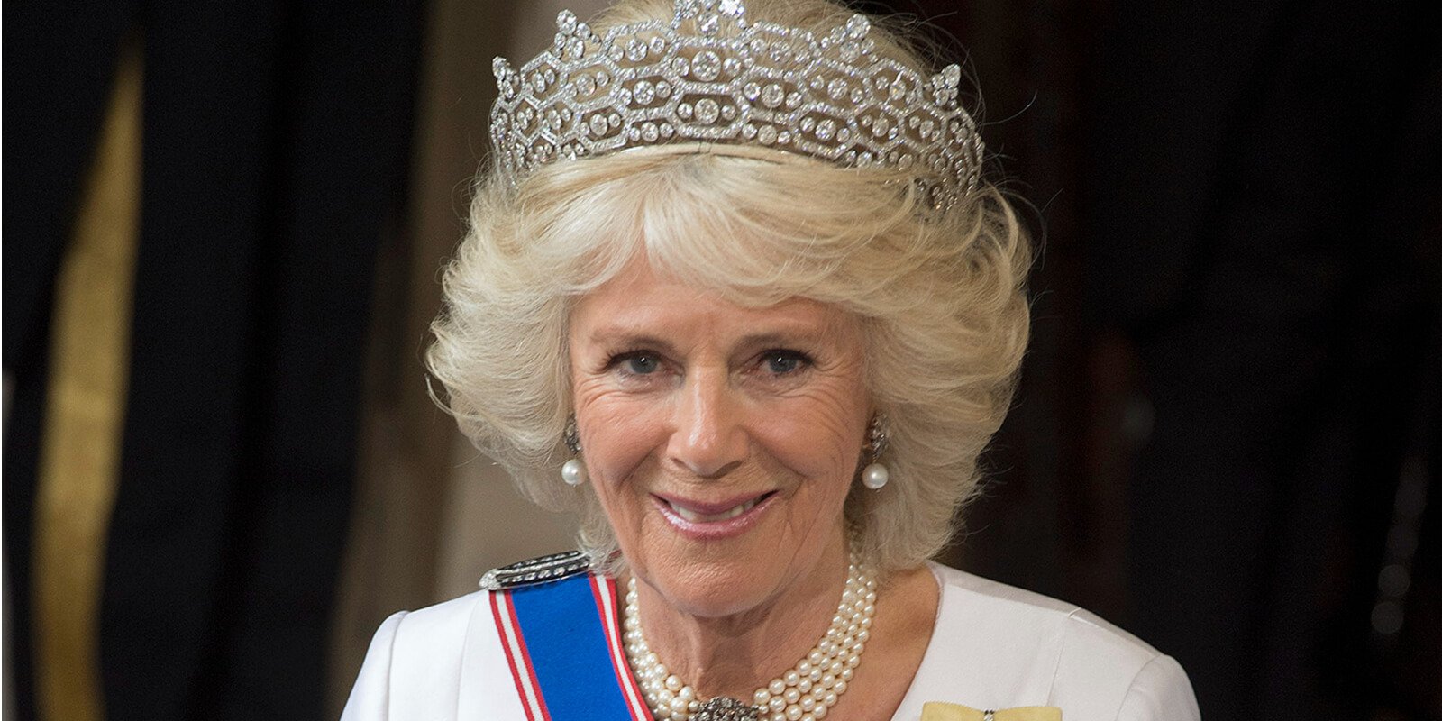 Camilla Parker Bowles arrives at The State Opening of Parliament on May 18, 2016 in London, England.