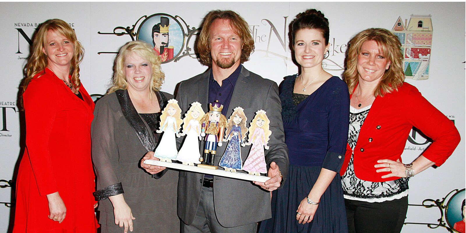 Christine, Janelle, Kody, Robyn, and Meri Brown from TLC's 'Sister Wives' pictured in 2012.