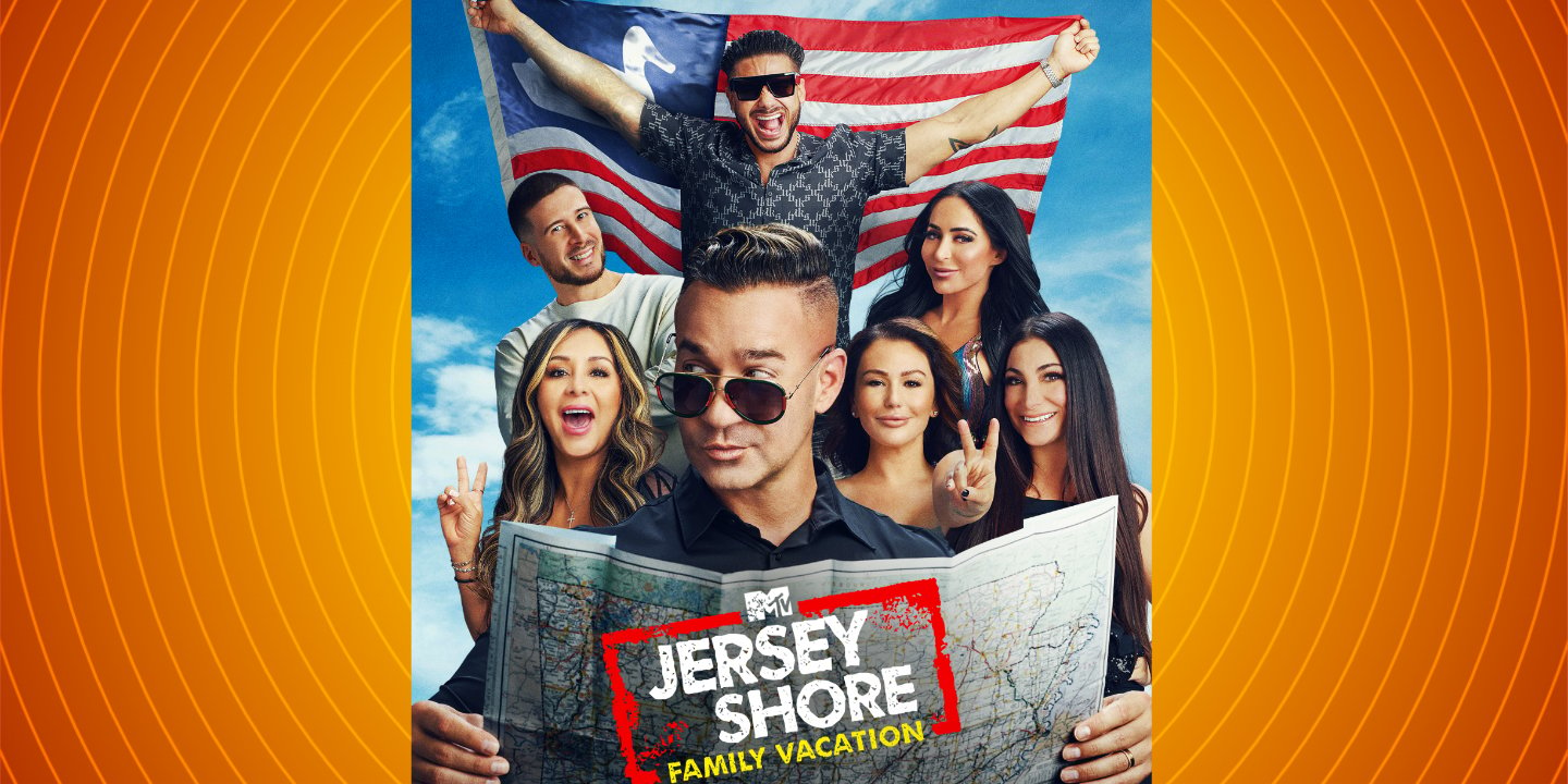 Jersey Shore cast poses for MTV photograph.