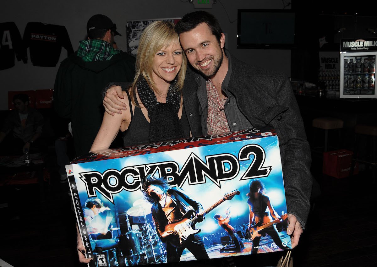 Kaitlin Olson and Rob McElhenney at an event in 2009
