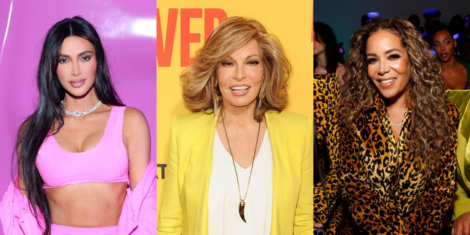 Sunny Hostin (R) compared Kim Kardashian (L) as a sex symbol to the late Raquel Welch (C) on 'The View.'