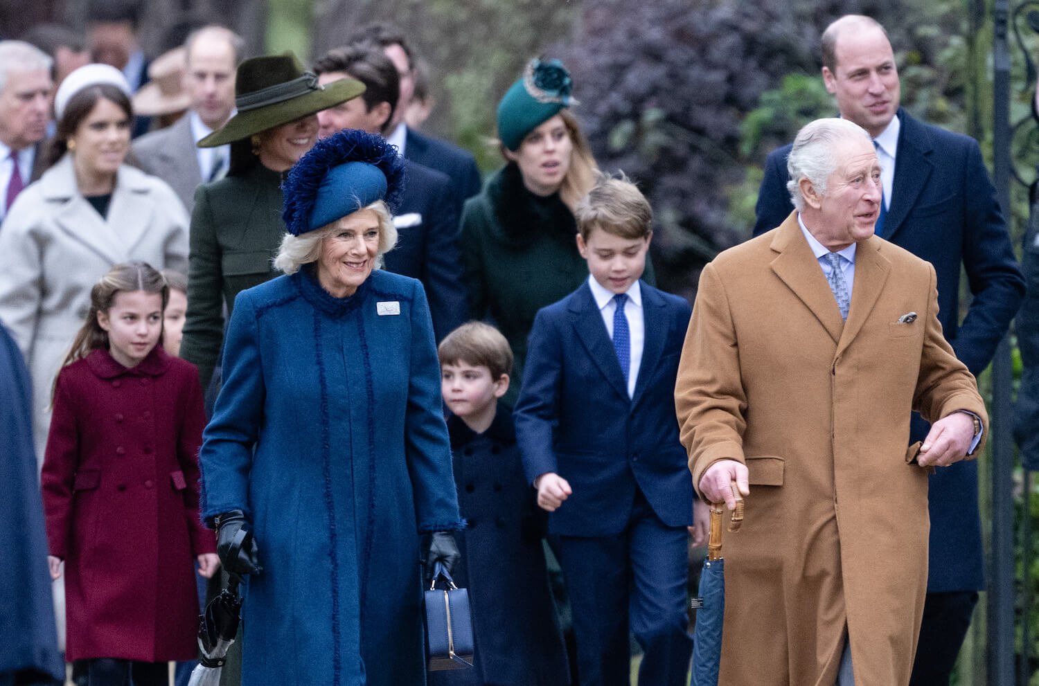 One King Charles grandchild brings out his fun side, seen here with Louis, George, and Charlotte