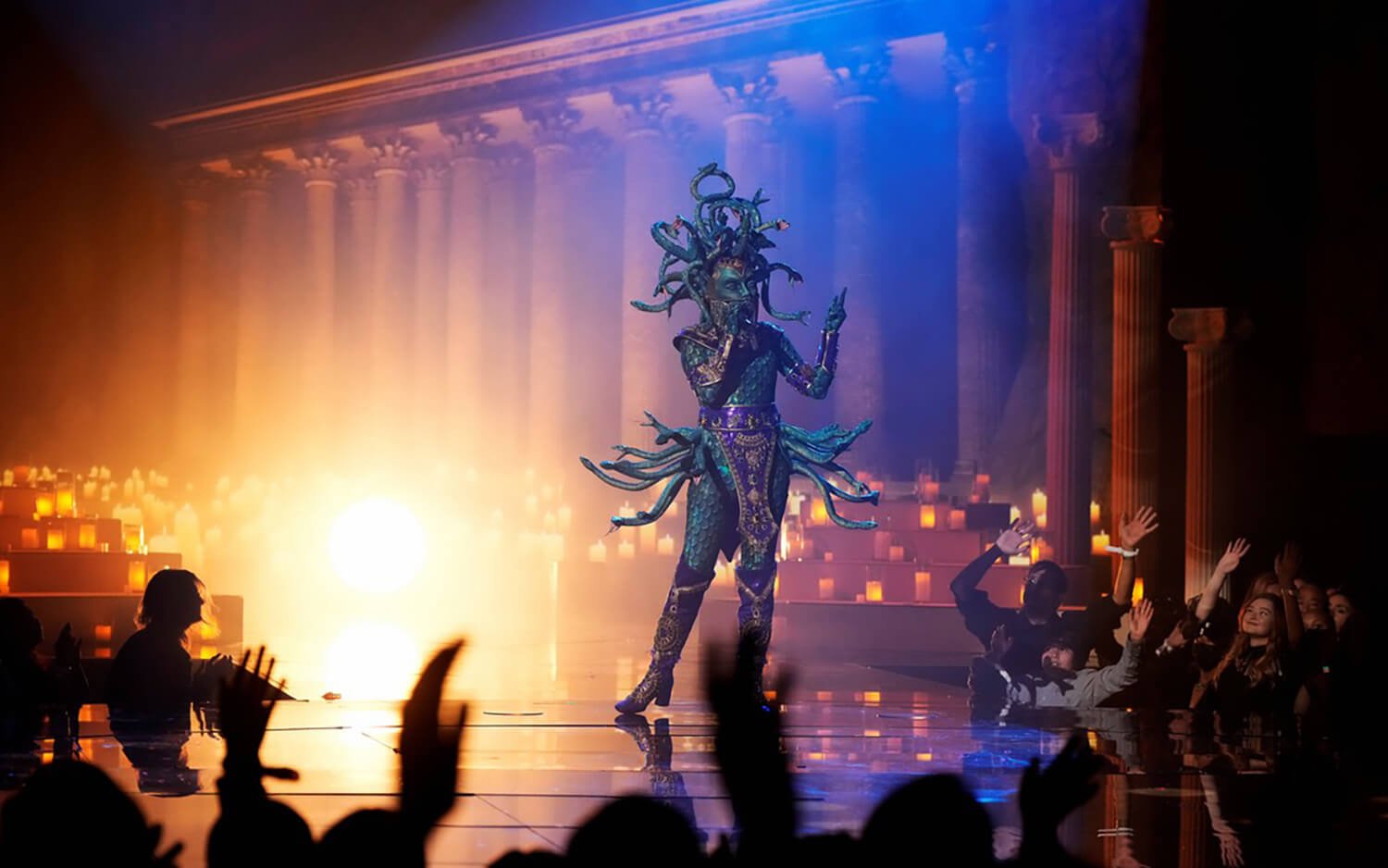 Medusa performs on The Masked Singer Season 9 premiere.
