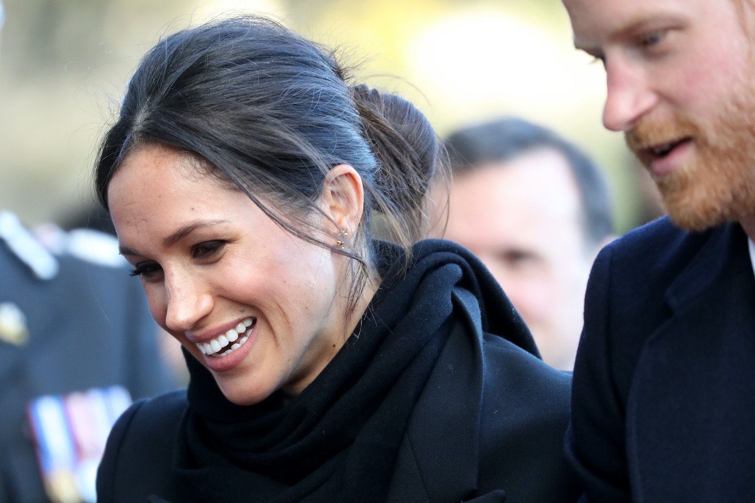 Meghan Markle wanted a red carpet moment during an 2018 visit to Wales but Prince Harry steered her along