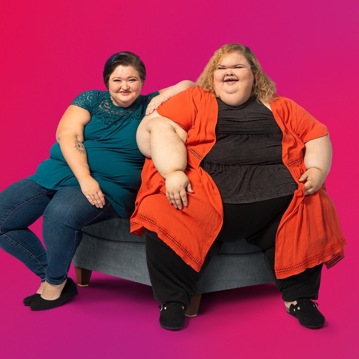 Amy Slaton, who mentioned 'Murder in the Heartland,' and Tammy Slaton, the stars of '1000-Lb. Sisters'