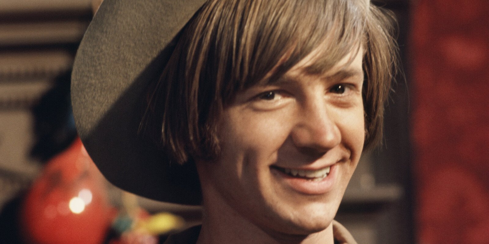 Peter Tork on the set of the television show The Monkees in June 1967 in Los Angeles, California.
