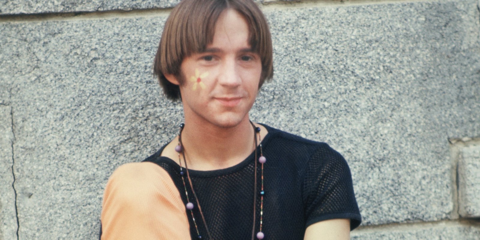 Peter Tork on the set of 'The Monkees.'