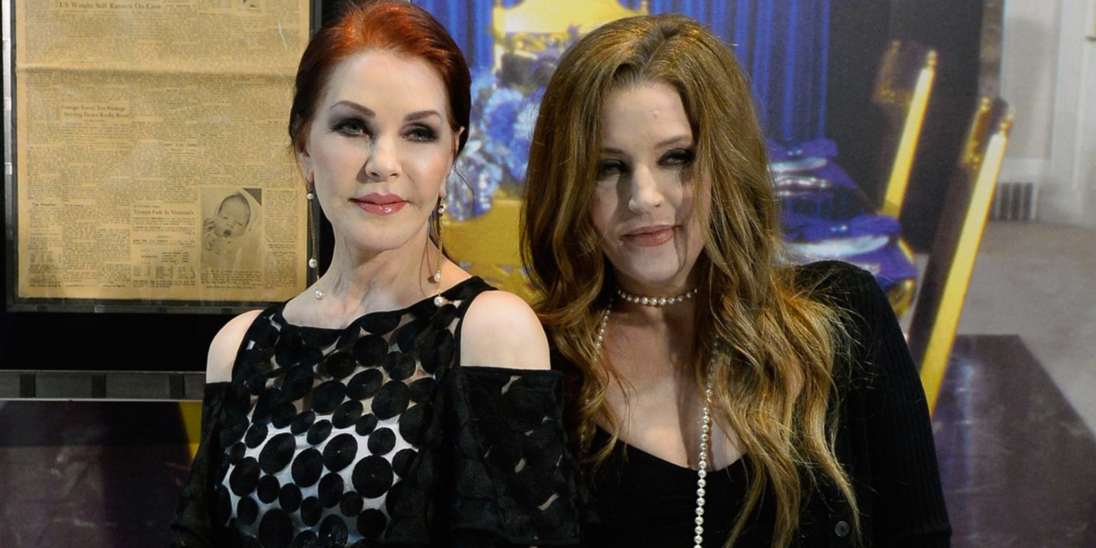 Priscilla Presley and Lisa Marie Presley photographed in 2015.