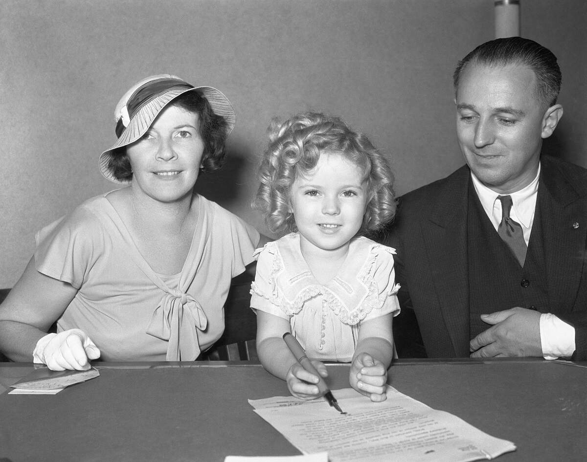shirley temple parents