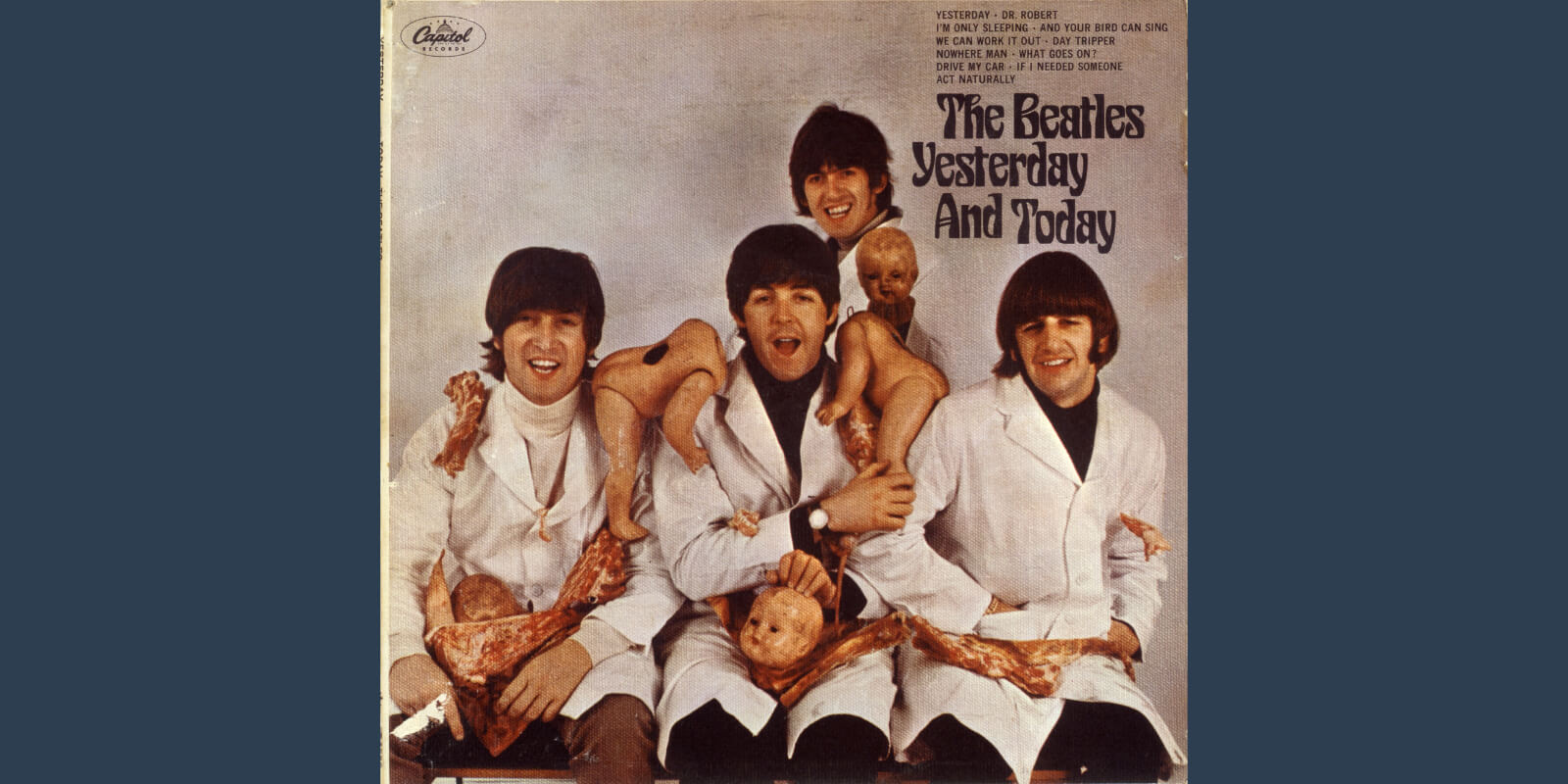 The "butcher cover" of The Beatles album 'Yesterday and Today' sold for $125K at an auction on Feb. 20, 2016.