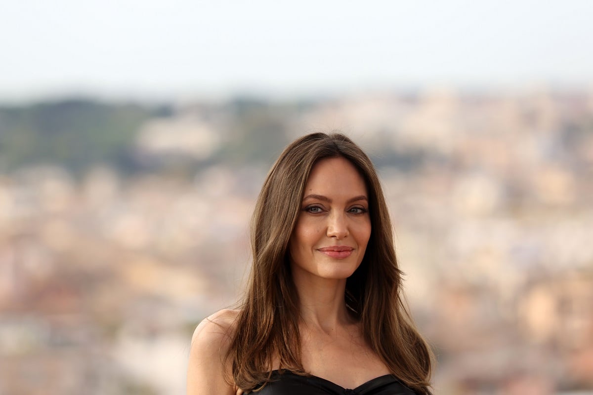 Angelina Jolie at the photocall for 'Eternals.