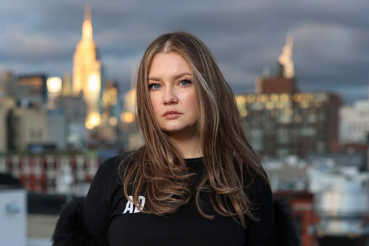 Felon Anna Delvey poses for a photo at her home in New York City on November 16, 2022