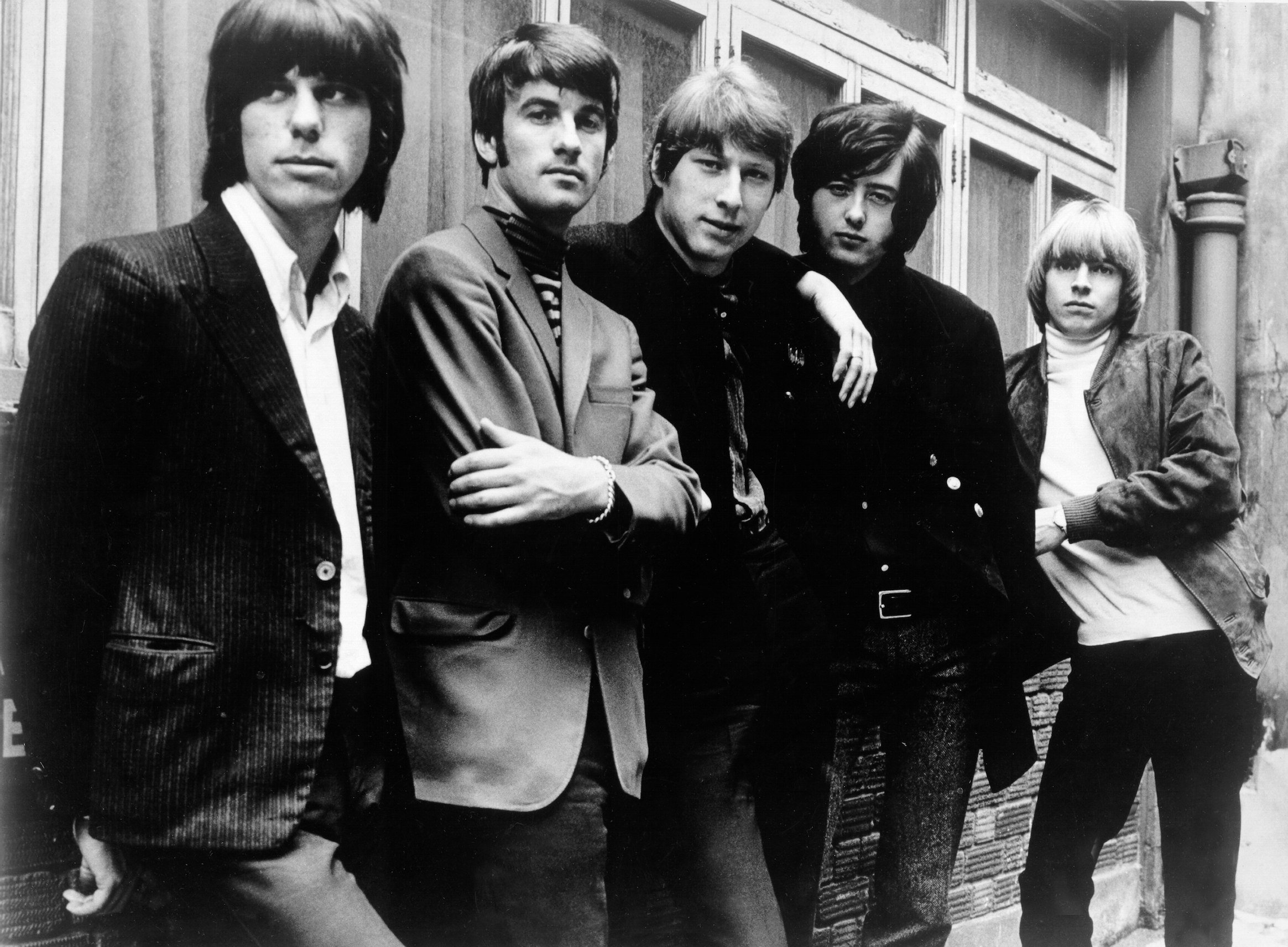 The Yardbirds pose for a picture in England in 1966