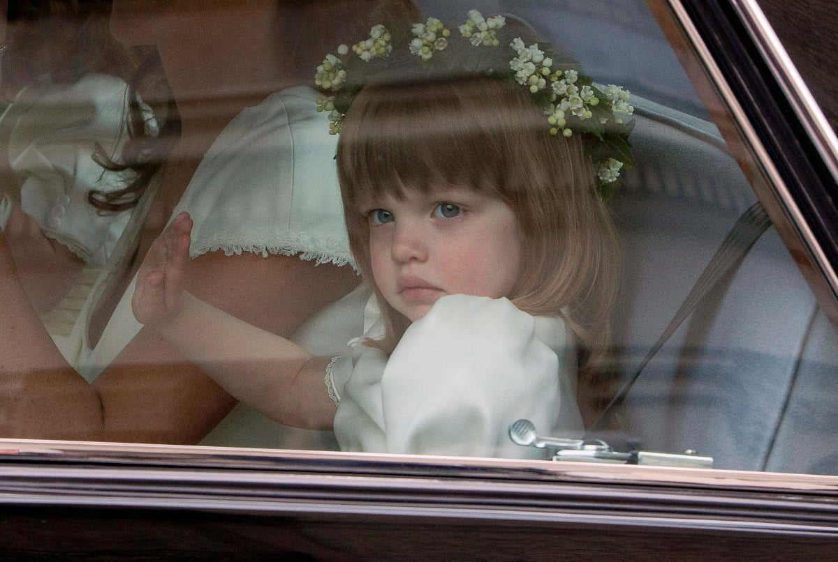 Camilla Parker Bowles's granddaughter, Eliza, at Prince William and Kate Middleton's wedding